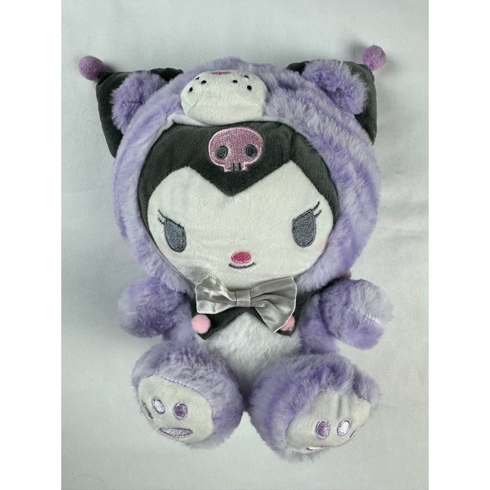 Sanrio Kuromi Nakajima Purple Tiger Costume Plush Stuffed Animal Toy 8 Inch‎